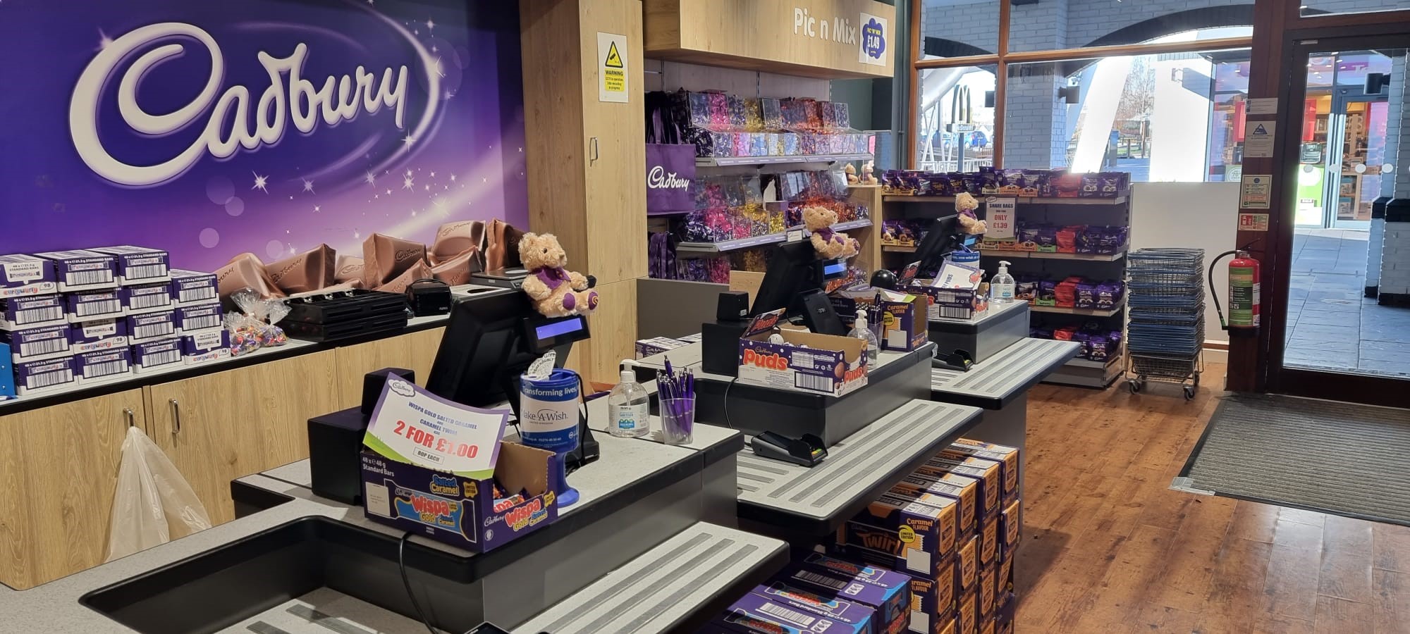 New Hardware for Cadburys Outlet Stores in UK