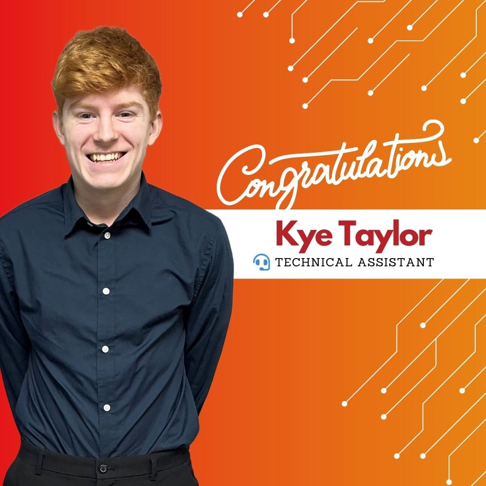 Kye Promoted to Technical Assistant 🎉